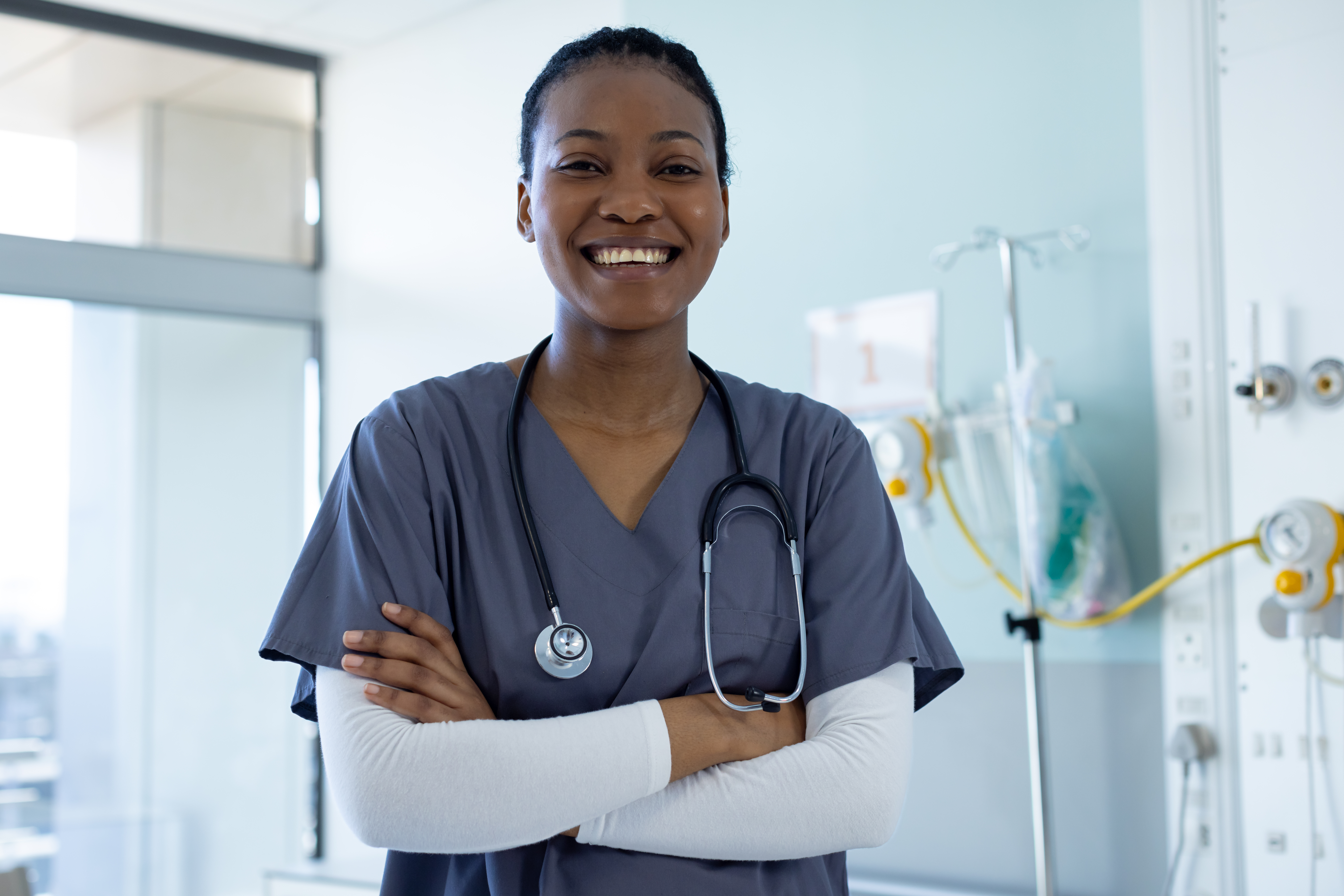 Infirmière souriante